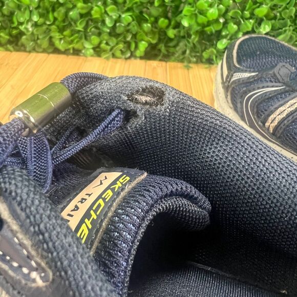 Skechers Women's Hillcrest Vast Adventure Navy/Grey Trail Sneakers Size 7 - Picture 6 of 11